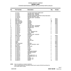 Aviation Part 4711023-39 for Cessna 525 Aircraft