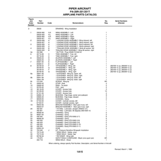 Aviation Part 35630-921 for Piper PA-28 Cherokee Aircraft