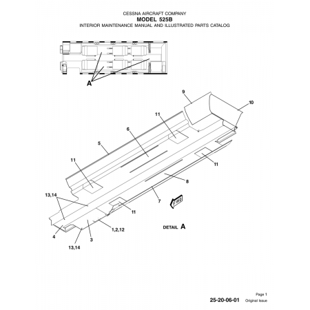 Original Issue (25-20-06-01) — Cessna 525 Original Issue (25-20-06-01) — Cessna 525