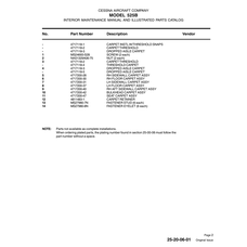 Aviation Part 4717200-37 for Cessna 525 Aircraft