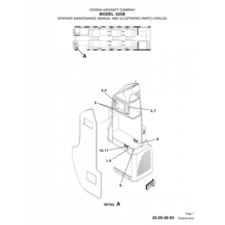 Original Issue 25-20-36-03 for Cessna 525B Aircraft Original Issue 25-20-36-03 for Cessna 525B Aircraft