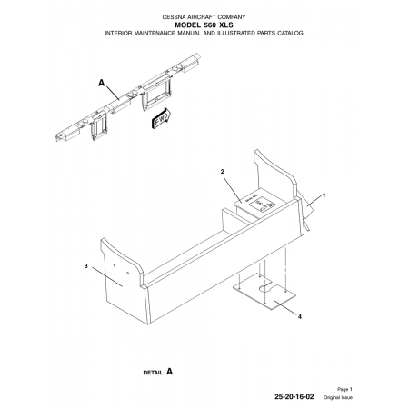 Original Issue 25-20-16-02 for Cessna 560 Aircraft Original Issue 25-20-16-02 for Cessna 560 Aircraft