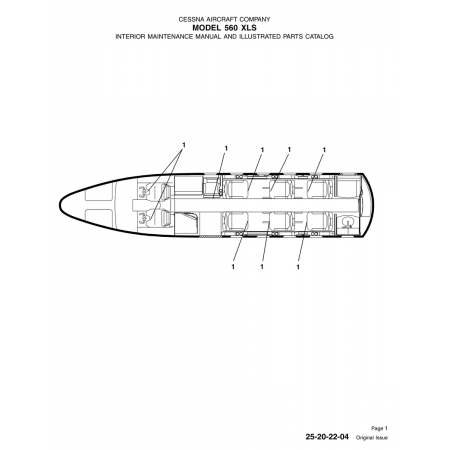 Original Issue 25-20-22-04 for Cessna 560 Aircraft