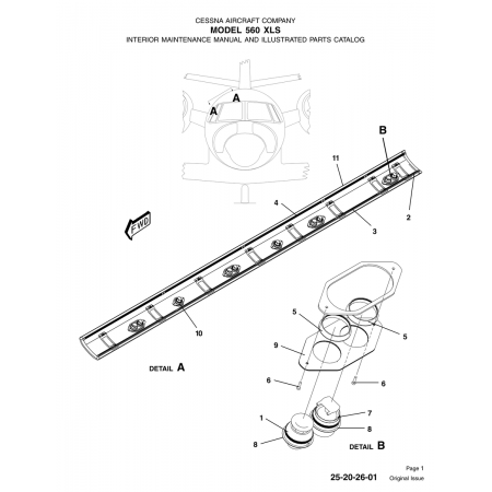 Original Issue 25-20-26-01 for Cessna 560 Aircraft Original Issue 25-20-26-01 for Cessna 560 Aircraft