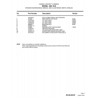 Aviation Part CLE219-02 for Cessna 560 Aircraft