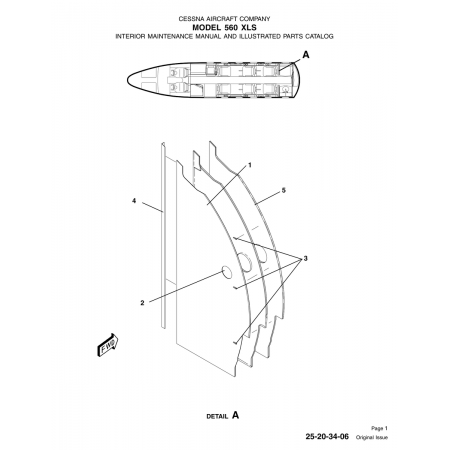 Original Issue 25-20-34-06 for Cessna 560 Aircraft Original Issue 25-20-34-06 for Cessna 560 Aircraft