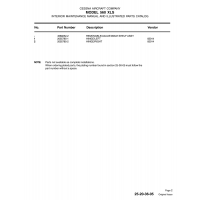 Original Issue 25-20-36-05 for Cessna 560 Aircraft Original Issue 25-20-36-05 for Cessna 560 Aircraft
