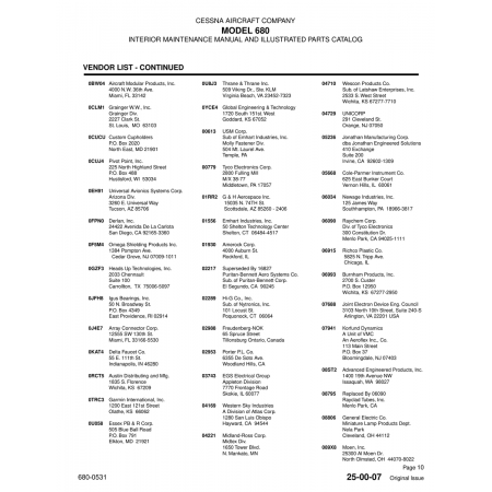 Wichita, Ks 67277-2950 — Cessna 680 67277-2950 — Wichita, Ks for Cessna 680