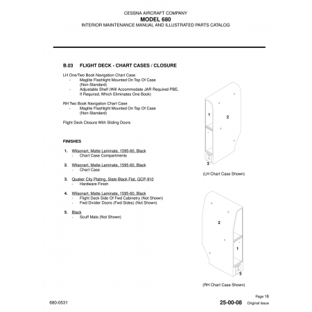 1. Wilsonart 1595-60 for Cessna 680 Aircraft 1. Wilsonart 1595-60 for Cessna 680 Aircraft