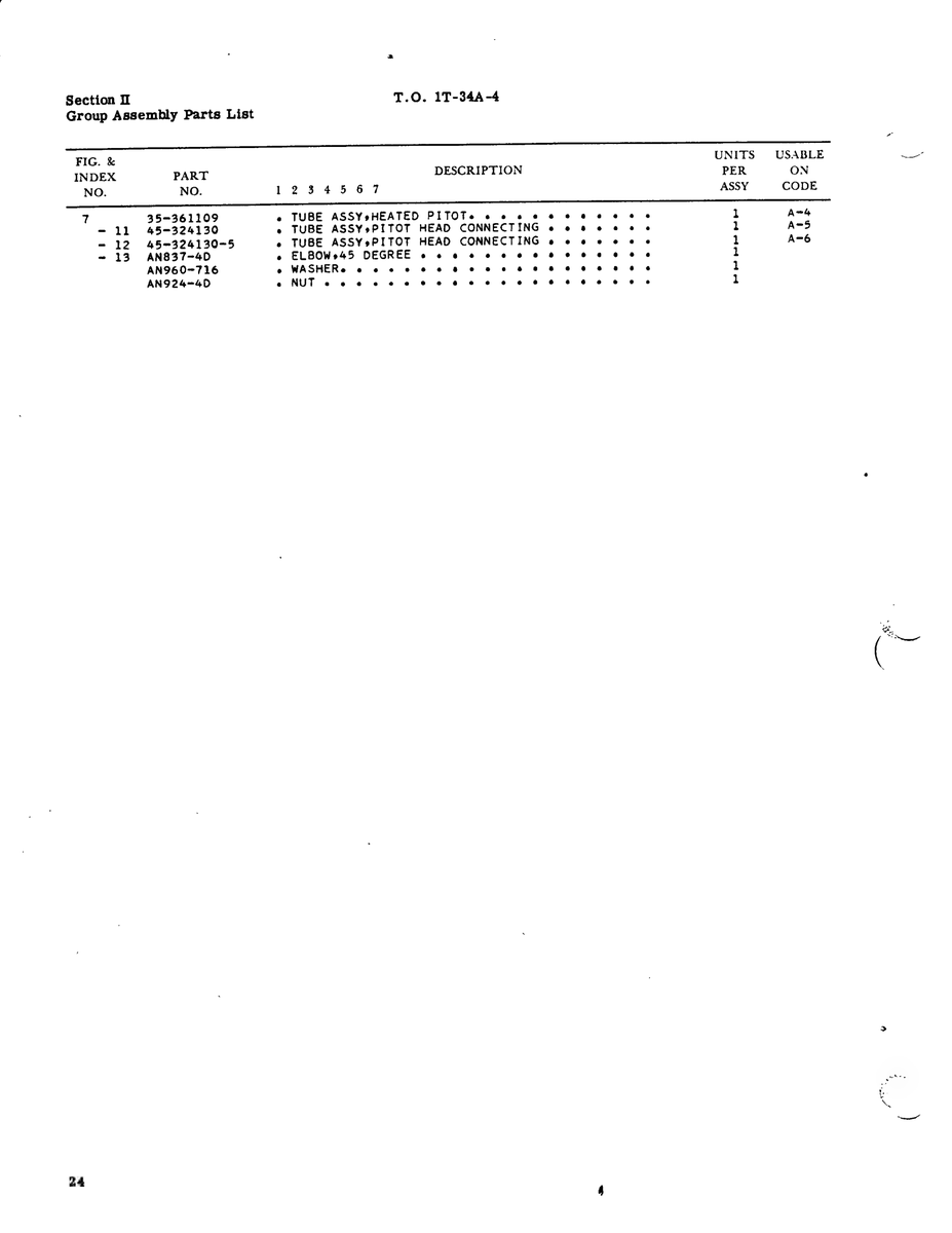 Aircraft Bolt AN837-4D for Cessna 560XL Aircraft