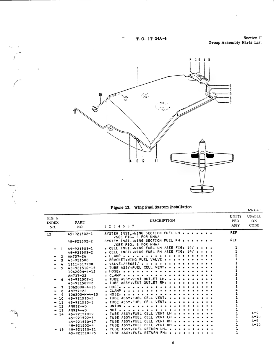 AN-Standard Aircraft Hardware ANT37-22 for Beechcraft T34 Mentor Aircraft