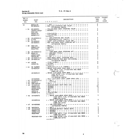 Aviation Part A-779 for Beech T34 Mentor Aircraft Aviation Part A-779 for Beech T34 Mentor Aircraft