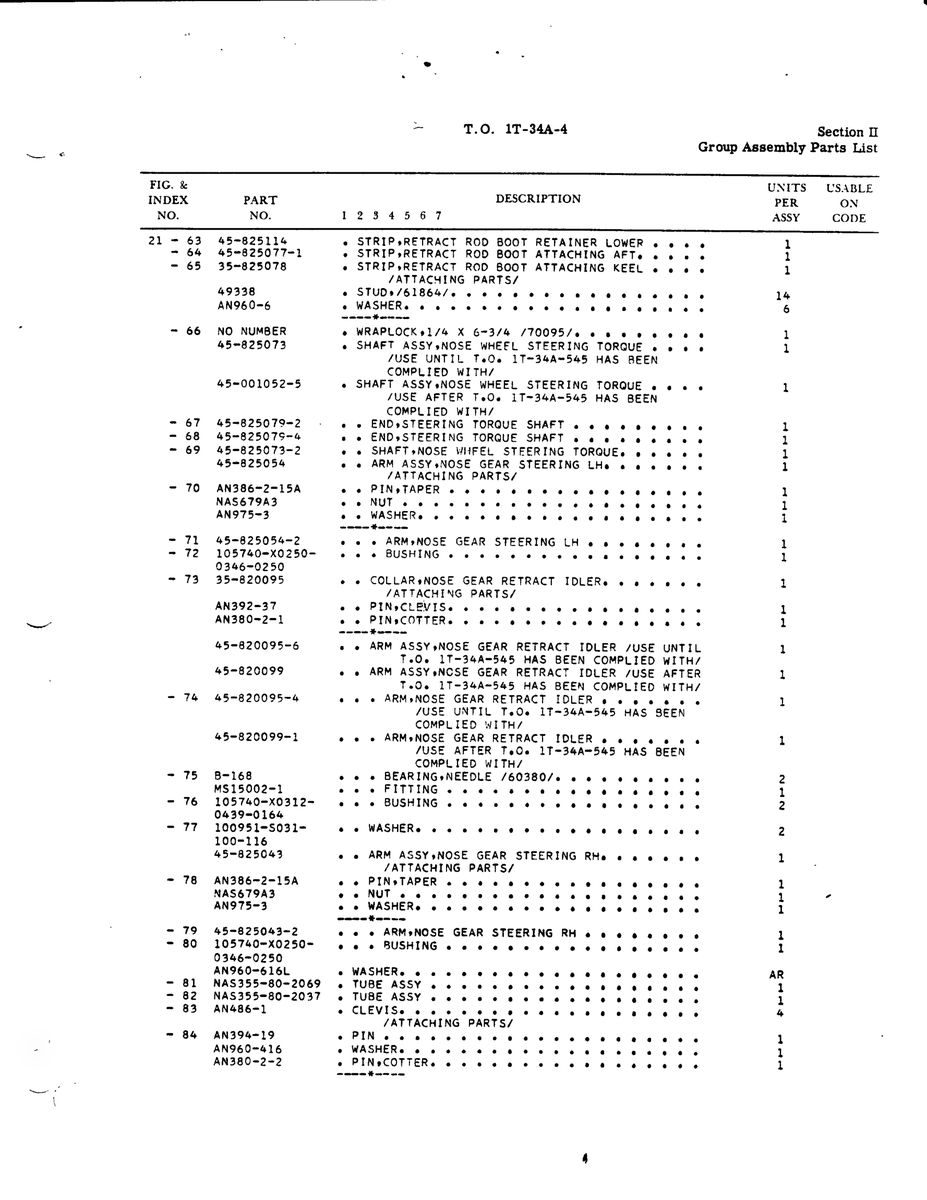 Military-Standard Aircraft Part MS15002-1 for Cessna 750 Aircraft