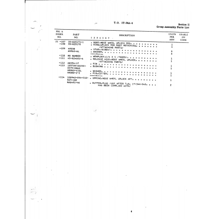Aviation Part 0375-0860 for Beech T34 Mentor Aircraft