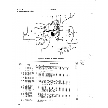 Aviation Part 45-939171-47 for Beech T34 Mentor Aircraft