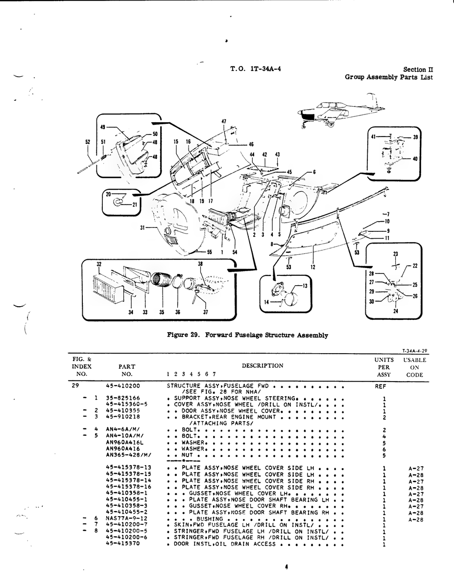 Aviation Part 45-410358-1 for Beechcraft T34 Mentor Aircraft