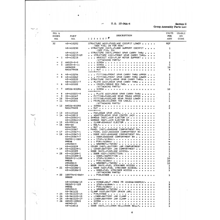 AN-Standard Aircraft Hardware ANS25-8-11 — BEECH T34 MENTOR ANS25-8-11 — AN-Standard Aircraft Hardware for BEECH T34 MENTOR
