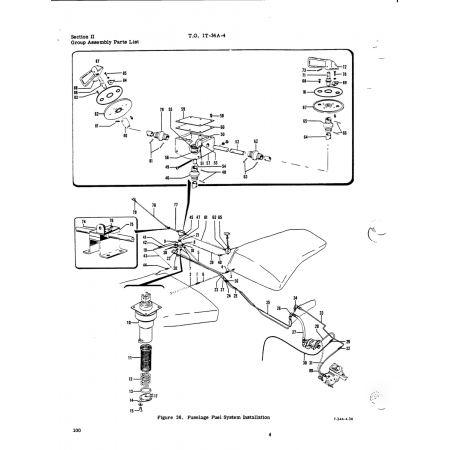 Aviation Part 1-34A-4-36 for Beech T34 Mentor Aircraft Aviation Part 1-34A-4-36 for Beech T34 Mentor Aircraft