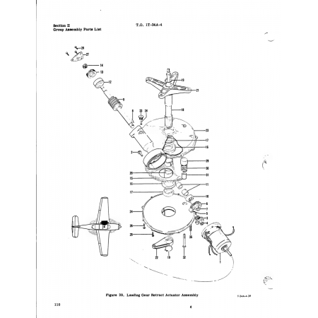 Aviation Part 1T-34A-4-39 for Beech T34 Mentor Aircraft Aviation Part 1T-34A-4-39 for Beech T34 Mentor Aircraft