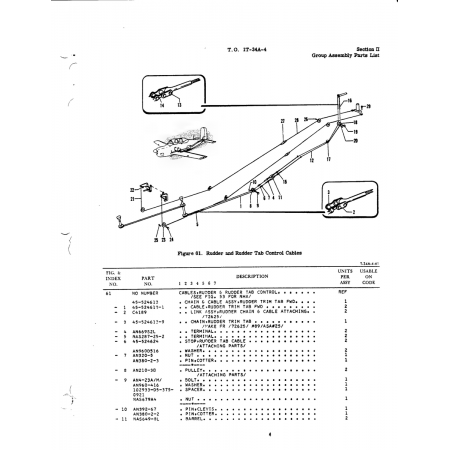 Aviation Part 45-524613-1 for Beech T34 Mentor Aircraft