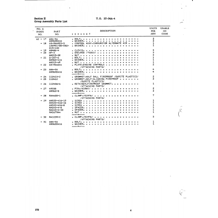 Aviation Part 5-207-6 for Beech T34 Mentor Aircraft Aviation Part 5-207-6 for Beech T34 Mentor Aircraft