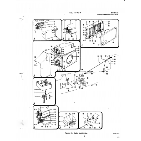 Aviation Part T-34A-4-63 for Beech T34 Mentor Aircraft Aviation Part T-34A-4-63 for Beech T34 Mentor Aircraft