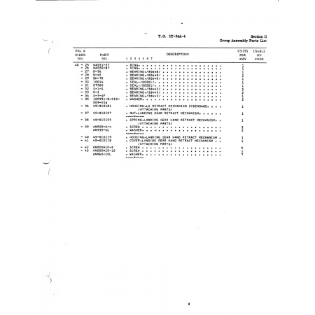 Aviation Part 009-016 for Beech T34 Mentor Aircraft