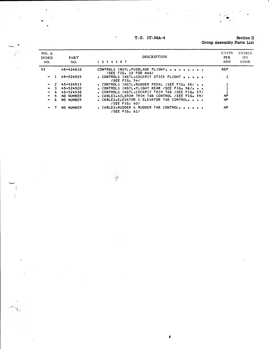 Aviation Part 452524515 for Beechcraft T34 Mentor Aircraft