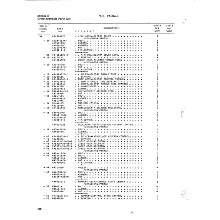 Aviation Part 45-524545-3 for Beech T34 Mentor Aircraft Aviation Part 45-524545-3 for Beech T34 Mentor Aircraft