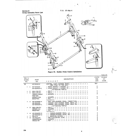 Aviation Part 45-524023-1 for Beech T34 Mentor Aircraft