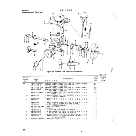 Aviation Part 45-524523-3 for Beech T34 Mentor Aircraft