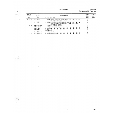 Aviation Part 45-410300-9 for Beech T34 Mentor Aircraft Aviation Part 45-410300-9 for Beech T34 Mentor Aircraft