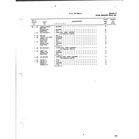 Aviation Part 45-910183-1 for Beech T34 Mentor Aircraft Aviation Part 45-910183-1 for Beech T34 Mentor Aircraft