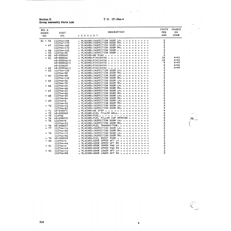 Aviation Part 112744-50 for Beech T34 Mentor Aircraft Aviation Part 112744-50 for Beech T34 Mentor Aircraft