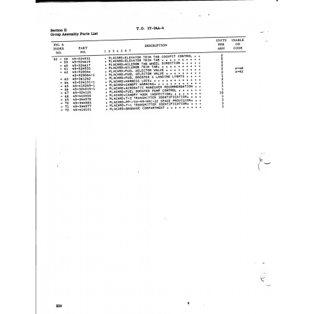 Aviation Part 45-534151-1 for Beech T34 Mentor Aircraft