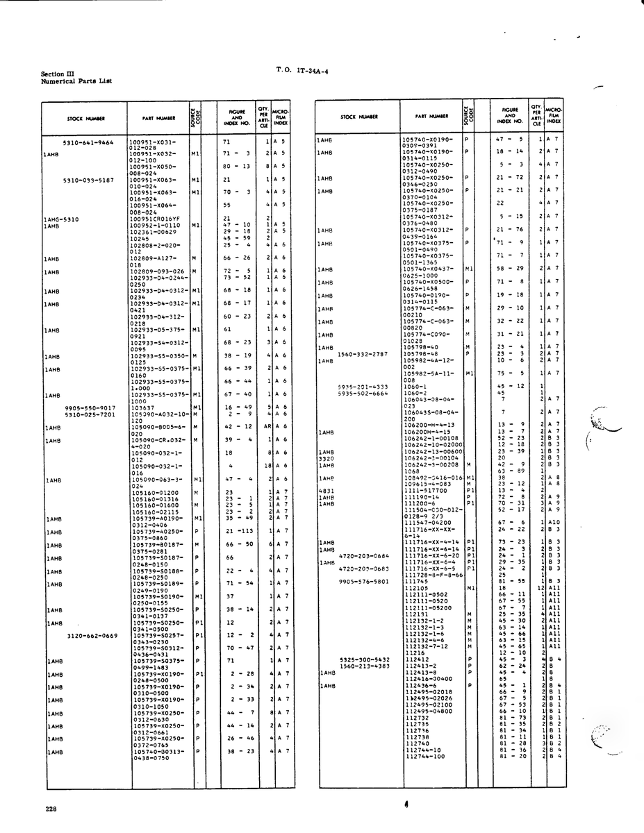 Aviation Part 0305-0351 for Beechcraft T34 Mentor Aircraft
