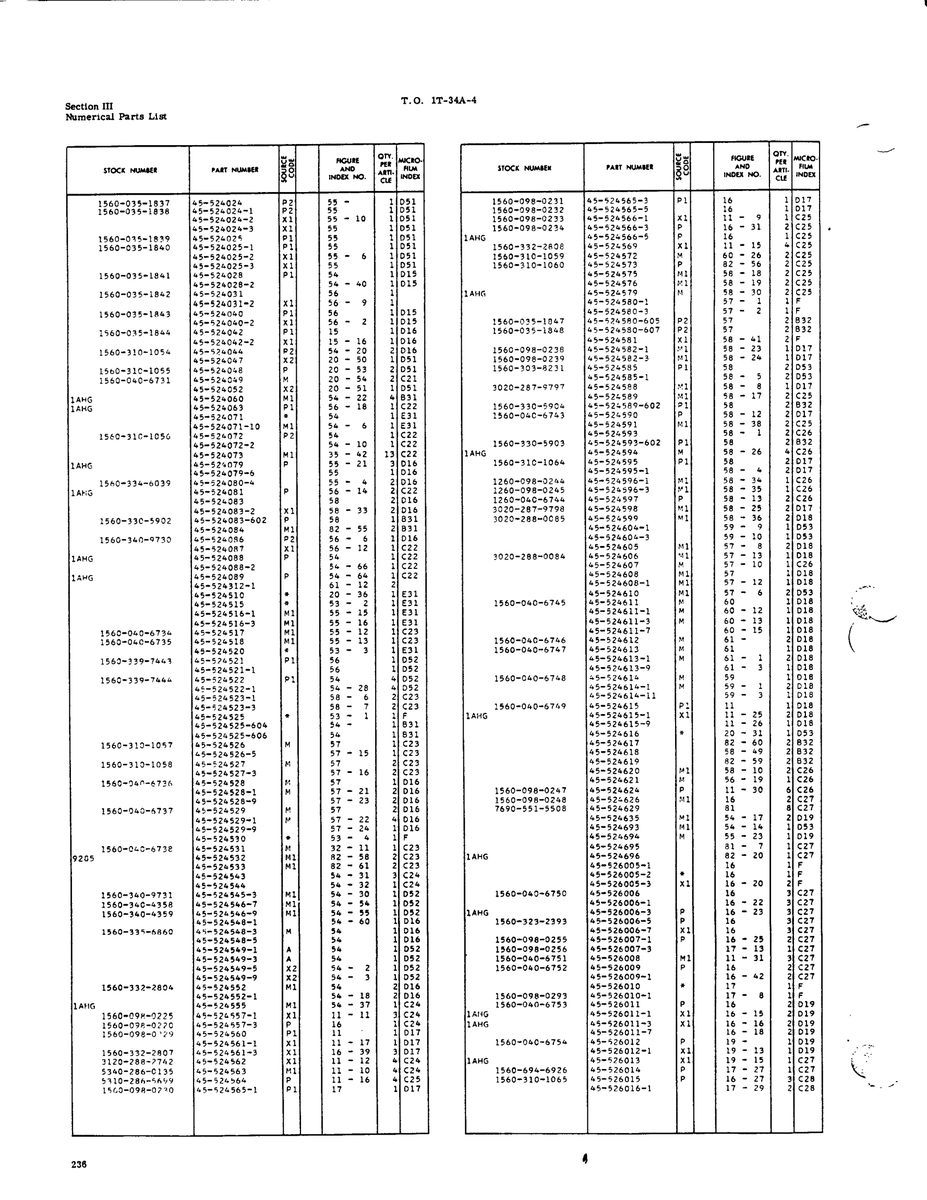 Aviation Part 1560-040-6751 for Beechcraft T34 Mentor Aircraft