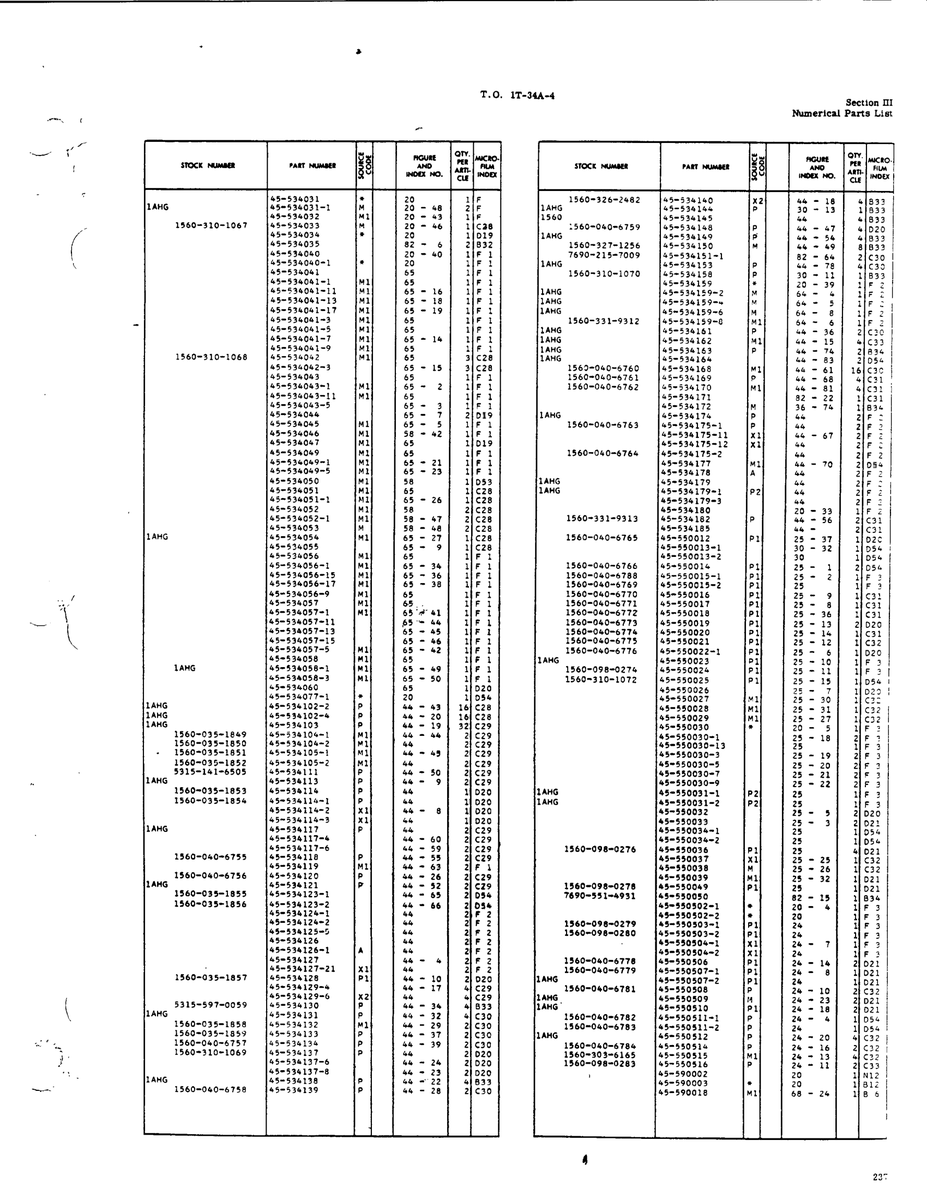 Aviation Part 1560-040-6757 for Beechcraft T34 Mentor Aircraft