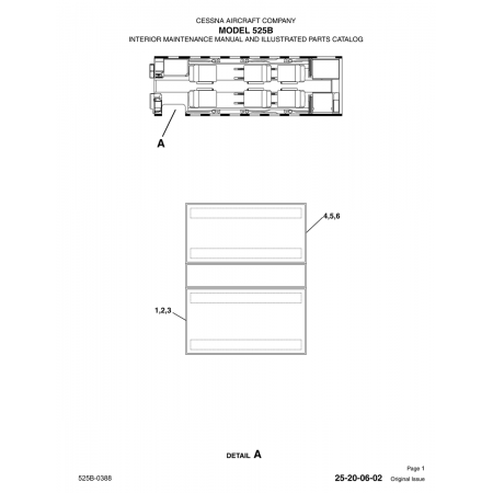 Original Issue 25-20-06-02 for Cessna 525B Aircraft