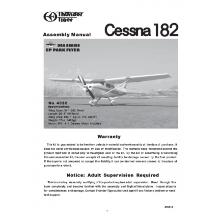 Aviation Part JE6810 for Cessna 182 Skylane Aircraft