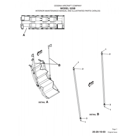 Original Issue 25-20-10-03 for Cessna 525B Aircraft