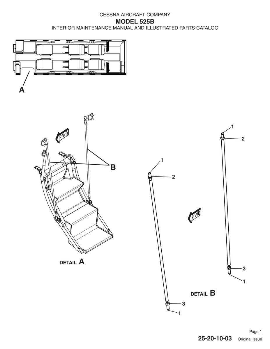 Original Issue 25-20-10-03 for Cessna 525 Aircraft