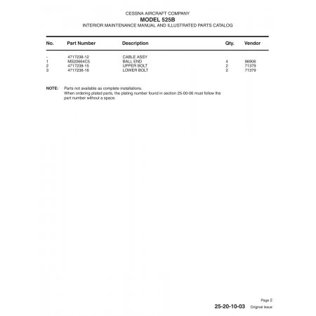 Military-Standard Aviation Hardware MS20664C5 for Cessna 525B Aircraft Military-Standard Aviation Hardware MS20664C5 for Cessna 525B Aircraft