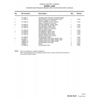 Aviation Part 4717059-62 for Cessna 525B Aircraft Aviation Part 4717059-62 for Cessna 525B Aircraft