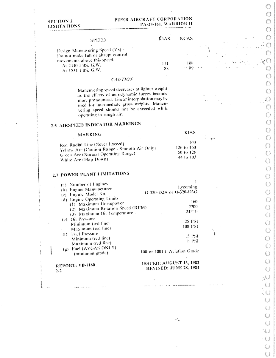 Aviation Part 0-320-D2A for Piper PA-28 Cherokee Aircraft
