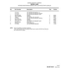 Aviation Part 4717418-5 for Cessna 525 Aircraft