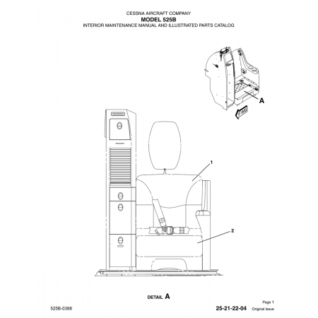 Original Issue 25-21-22-04 for Cessna 525B Aircraft Original Issue 25-21-22-04 for Cessna 525B Aircraft