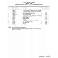 Aviation Part F990118 for Cessna 525B Aircraft