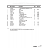 Aviation Part 12657-11-68 for Cessna 525B Aircraft Aviation Part 12657-11-68 for Cessna 525B Aircraft