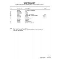 Aviation Part P12199 for Cessna 560 Aircraft Aviation Part P12199 for Cessna 560 Aircraft